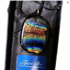 Jesoro mio art glass jewelry dynasty gallery necklace